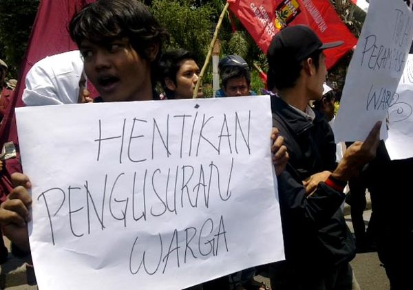 Demo Tolak RUU Pengadaan Tanah