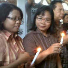 Aktivis Lintas Iman Jombang Menggelar Aksi Keprihatinan