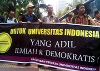 200 Pekerja UI Geruduk Kemendiknas