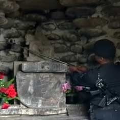 Jelang Misa Malam Jumat Legi, Pengamanan di Puh Sarang Diperketat