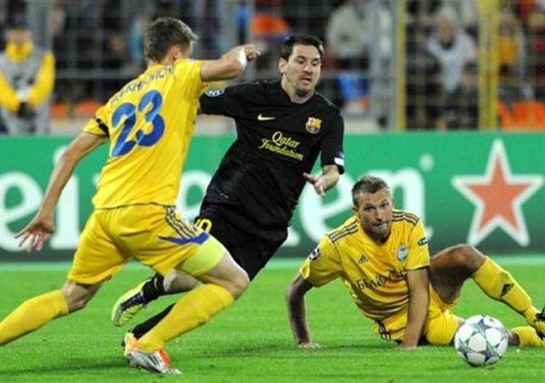 Barca Pesta Gol di City Stadium