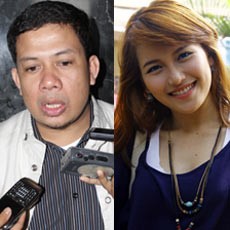 Ayu Ting Ting Bersaing dengan Fahri Hamzah 