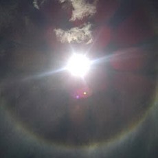 Halo Matahari di Langit Solo