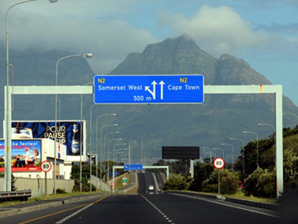 Lengangnya Jalanan di Cape Town