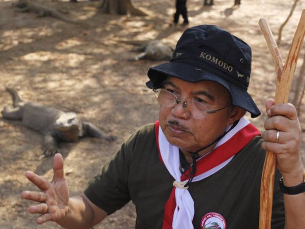 JK Kunjungi Pulau Komodo