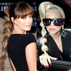 Lady Gaga Tiru Gaya Rambut Olivia Wilde