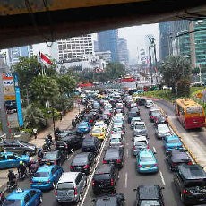 Demo di Depan BEI, Kemacetan Hingga Bundaran HI