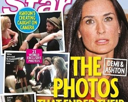 Beredar Foto Ashton Kutcher Pesta Bersama 3 Wanita