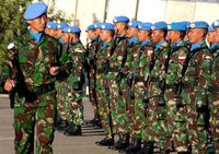 Peringatan HUT TNI di Libanon