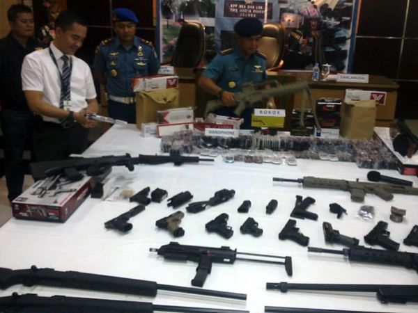 Upaya Penyelundupan Air Softgun Digagalkan
