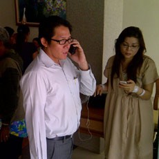 Gempa Bali, Puncak Pura di Puja Mandala Nusa Dua Patah