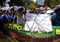 Demo Tolak Kenaikan Uang Sewa Rusun