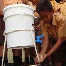 Puluhan Siswa Berkebutuhan Khusus Diajak Cuci Tangan se-Dunia