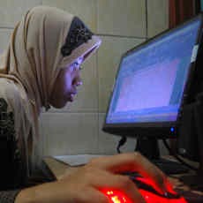 Penyandang Tuna Netra Dikenalkan Teknologi Komputer