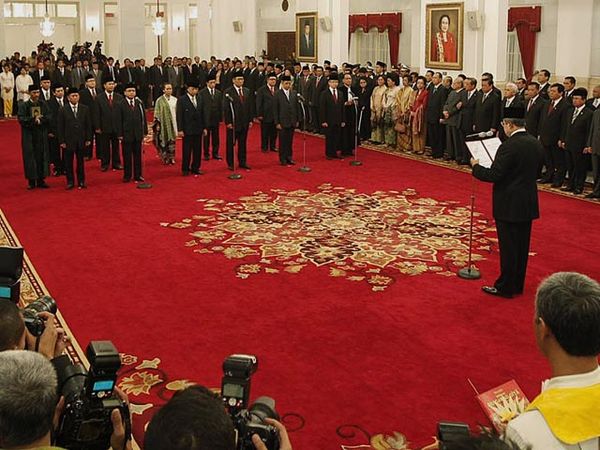 SBY Lantik Menteri Baru