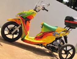 Modifikasi Yamaha Mio ala Ibu Guru STM 