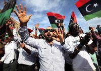 Rakyat Libya Rayakan Kematian Khadafi