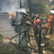 Sebelum Rumah Petak Terbakar, Sempat Terdengar Ledakan