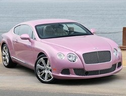 Bentley Merah Muda untuk Kanker