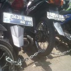 Parkir Liar, 107 Sepeda Motor di Palmerah Ditilang