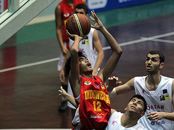 Tim Basket Indonesia U16 Kalahkan Qatar