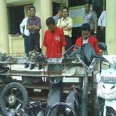 Dua Tukang Jagal Motor Diringkus