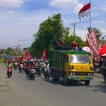 Ratusan Polisi Amankan Aksi Buruh di Grahadi & DPRD Surabaya