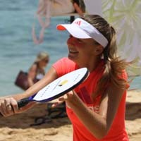 Debut Hantuchova di Tenis Pantai