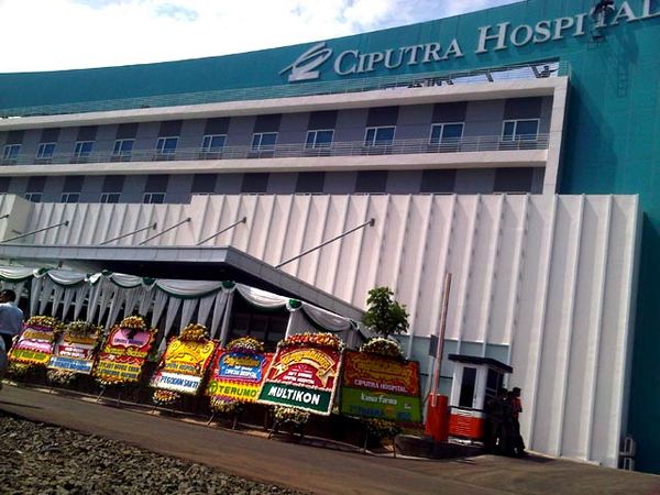 Rumah Sakit Pertama Ciputra Diresmikan