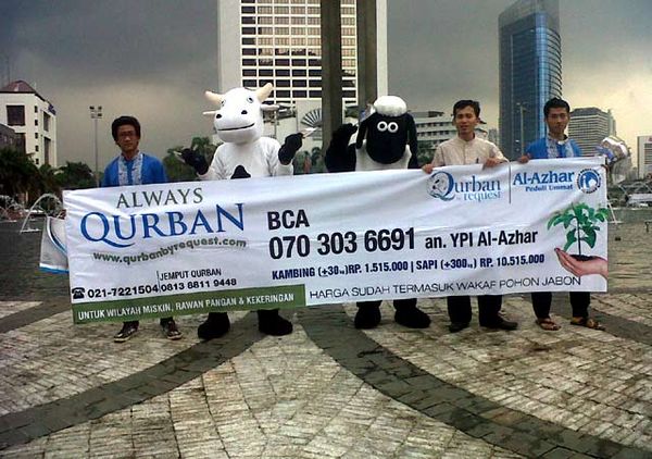 Sapi dan Kambing Ajak Berkurban