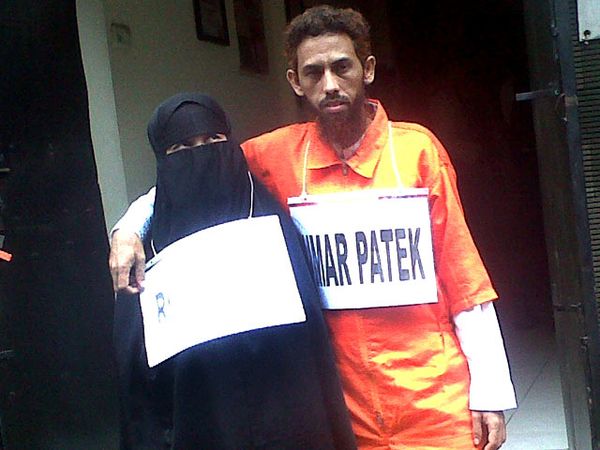 Umar Patek dan Istri Jalani Rekonstruksi