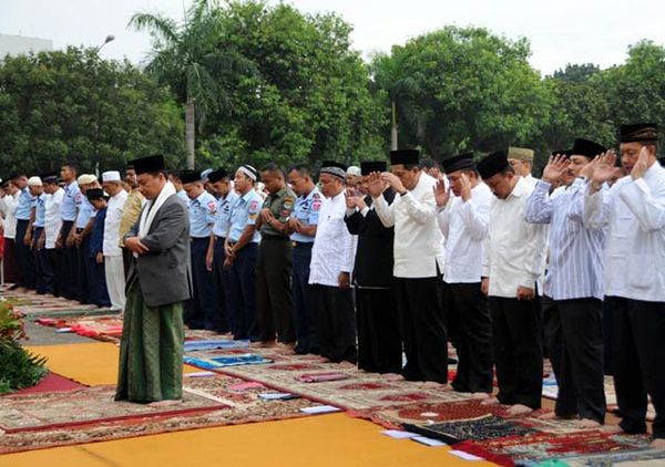 Salat Idul Adha di Mabes TNI