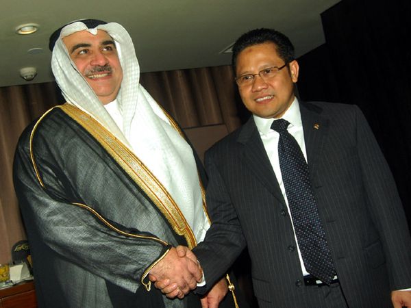 Menakertrans Bertemu Menteri Perburuhan Arab Saudi