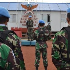Pasukan Garuda di Kongo Rayakan Hari Pahlawan