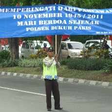 Hening Cipta, Ratusan Kendaraan di Mayjen Sungkono Distop 60 Detik