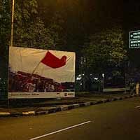 Pameran Foto Surabaya Juang Diizinkan Walikota di Depan Balai Kota