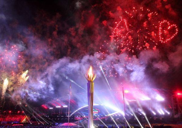 Serunya Pembukaan SEA Games