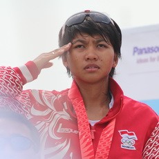 Sylvia Menang karena Tenang