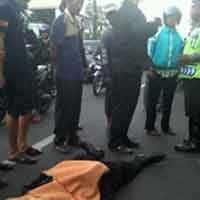 Satpam Bethani Tewas Ditabrak Motor Bonek