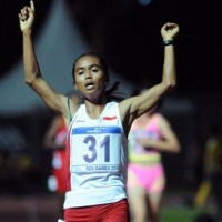 Merah Putih Berkibar di Maraton