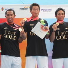 Tenis Putra Tak Puas Cuma Satu Emas