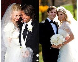 10 Selebriti dengan Gaun Pengantin Terindah