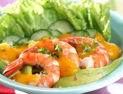 Resep Salad: Salad Udang Alpukat