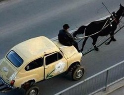 Kuda Tarik Mobil Fiat 600