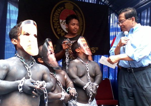 Rizal Ramli Demo di KPK