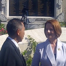  PM Australia Kunjungi Monumen Ground Zero Bom Bali