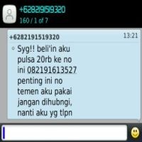 Setelah Mama, Giliran Pacar Minta Pulsa