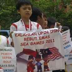 Jelang Final Indonesia-Malaysia, Siswa SD Serukan Kalahkan Upin-Ipin