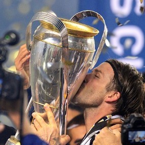 LA Galaxy Akhirnya Raih Piala Bersama Beckham