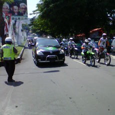 Rombongan Kirab Resolusi Jihad NU Dilepas ke Pantura Barat Jateng